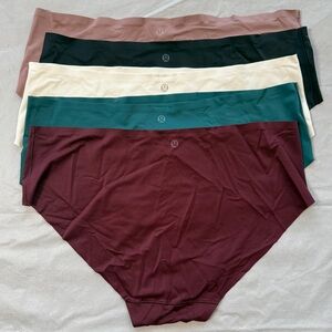 NWOT lululemon Underwear 5-pack InvisiWear Mid-Rise Bikini Size XL